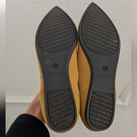 Sunshine Yellow Rothy's Point Flats - Picture 7 of 8